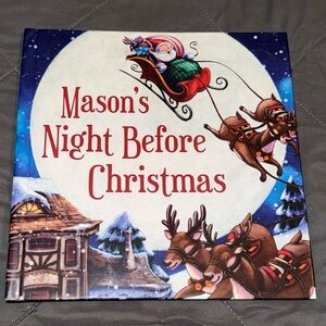 Mason’s Night Before Christmas Book, Brand New!
